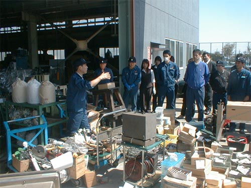 外に運び出されたモノ